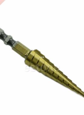 Unique -1MM Titanium Coated 11Step Drill 1/4