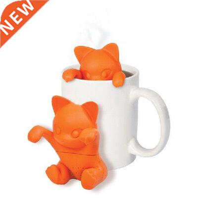 Reusable Tea Filter Cat Shaped Teapot Accessories Loose Tea