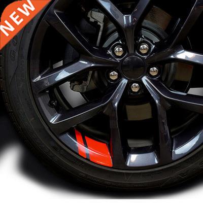 Reflective Car Wheel Rim Vinyl Stickers Hash Mark Stripe Rac