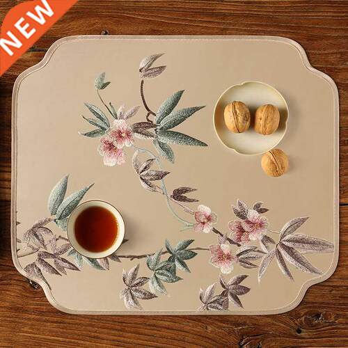 New Chinese Style Dining Table Cushion Embroidery