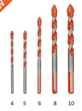 5pcs Ceramic Wall Glass Twist Drill Bit Hole Punching Hole D