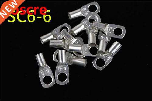 50PCS SC6-6 Tined copper connecting terminl bolt hole cble