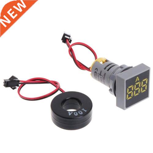 22MM 1-100A Digital Ammeter Current Meter Indicator Led Lamp