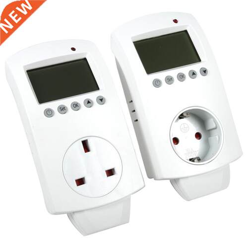 Programmable Outlet Thermostat Temperature Controller Plug