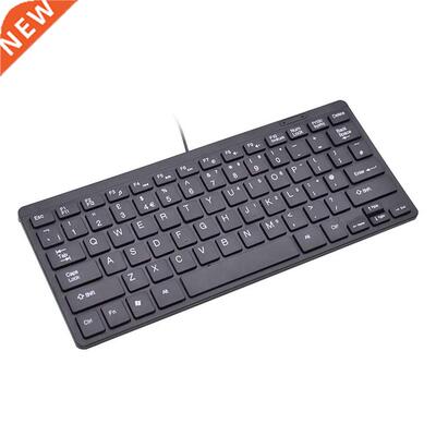 78 Keys Slim USB Wired Accessories Quiet For Laptop PC Multi
