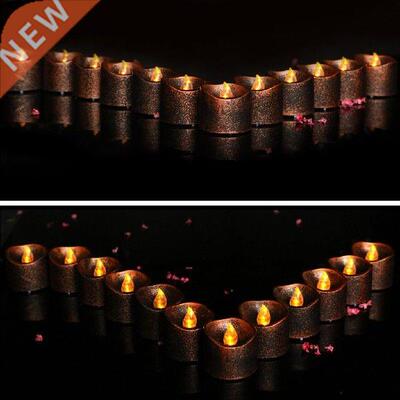 Baoblaze VIntage Flameless LED Candle Flickering Tea Light