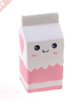 1Pcs Cute Squishy Milk Box Carton Slow Rising Sweet Cream