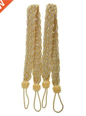 Wholesales 2 Rope curtain tiebacks - slender slinky rope cor