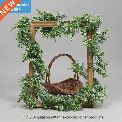 Home Decor DIY Crft Simultion Rttn rtificil Leves Hn