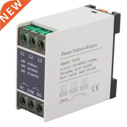 TG30 3-Phase Phase Sequence Relay Phase Failure Loss 220-38