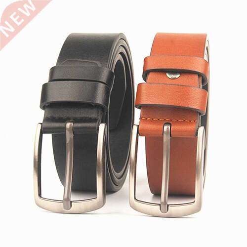 New Retro men's belt classic rectangular pin buckle fashion