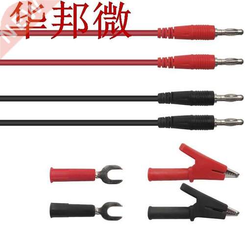 6 in 1 1M 4mm Banana to Banana Plug Test Lead kits Alligator