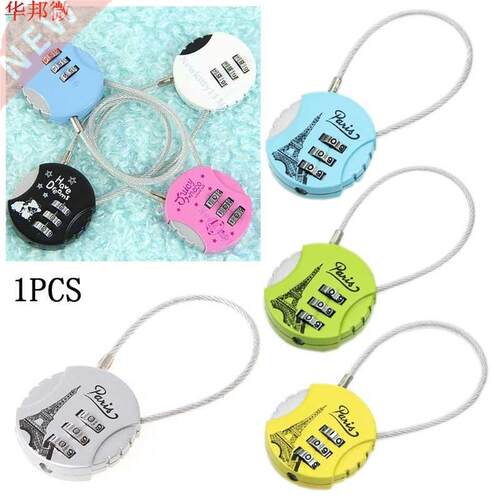 nMini Cute 3 Digit Combination Travel Luggage Suitcase Lock