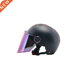 Motorcycle Helmet Half Open Face Men Women Casco Vintage Sco