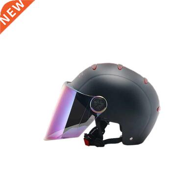 Motorcycle Helmet Half Open Face Men Women Casco Vintage Sco