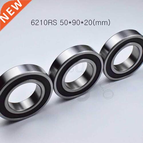 1pcs 6210RS 50*90*20(mm) chrome steel rubber Sealed High sp