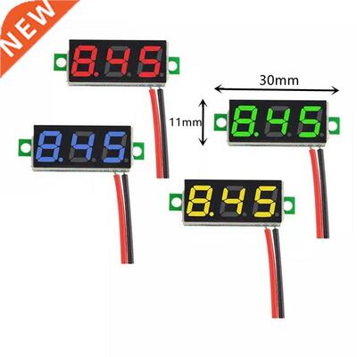 justable DC Mini 5V~30V LED Digital Voltmeter Auto Car