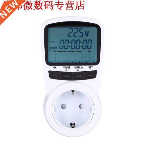 TS-1500 Energy LCD Energy Monitor Plug-in Electricity Measur