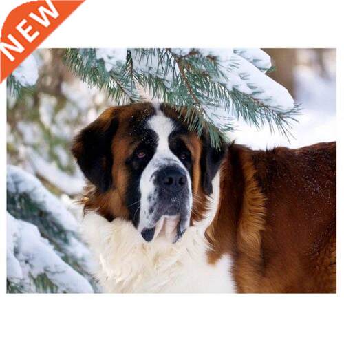 Diamond Painting Saint Bernard Dog Diamond Embroidery Ro