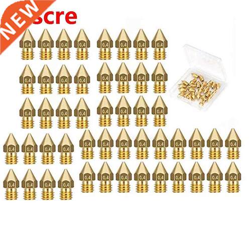 50 Pcs 3D Printer Extruder Nozzle-MK8 0.4 Mm Nozzle for Ende