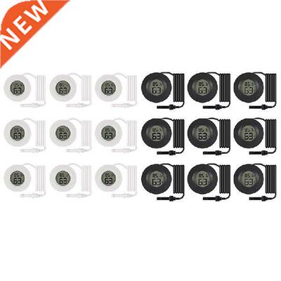 9PCS Mini Digitl Hygrometer Thermometer Guge With Probe,