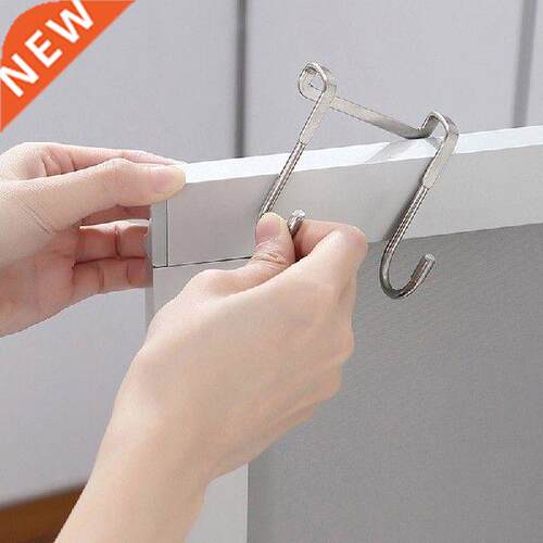 Double S-type Door Hanger Hook Stainless Steel Free