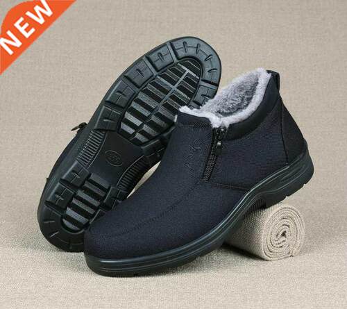 New High Top Warm Wo Cloth Shoes Plain Daily Loose Men Bus