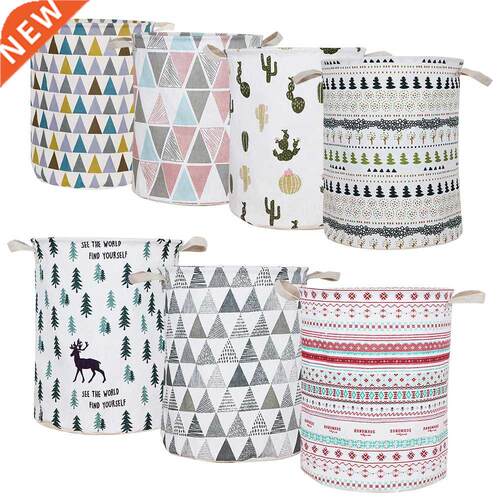 2022 New Super Large Laundry Basket With Drawstring Round Di