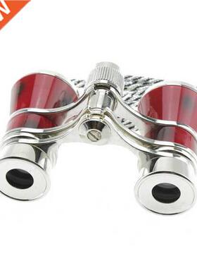 Exquisite Theater/opera 3x25 Glasses Coated Red Binocular T