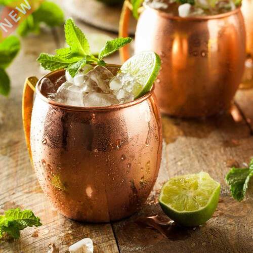 Stainless Steel Summer Icy Drink Mug Retro Smooth Beer Cup