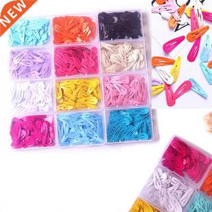 50pcs/box Candy Color Baby Girls Hair Clips 3cm BB Barrettes