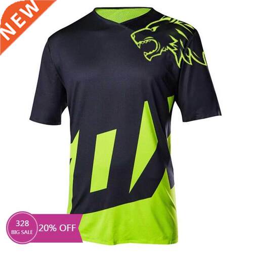 2022 black red mtb Enduro cycling maillot offroad motocross