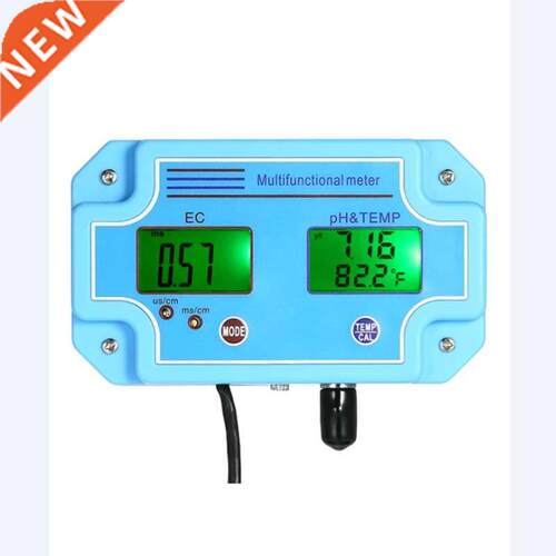 3in1 Electronic PH EC Temp Online Monitor Hydroponics Aquari