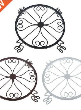 Iron Art Garden Decor Plant Pot Stand Indoor Outdoor Flower