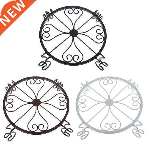 Iron Art Garden Decor Plant Pot Stand Indoor Outdoor Flower
