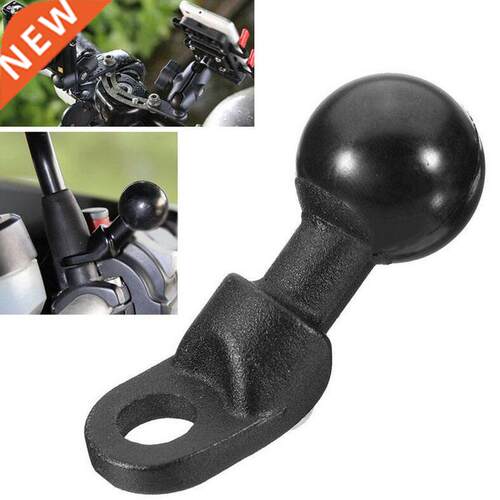Motorcycle Angled Base W/ 10mm Hole 1'' Ball Head Adapter Wo