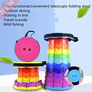 Telescopic stool Banco plegable Shrink Outdoor chair Camping
