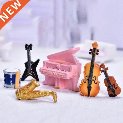 Mini Miniature Music Instrument Resin Violin Dollhouse
