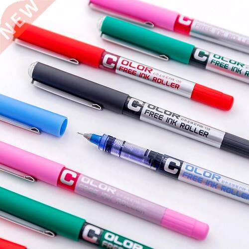 7 Color Gel Pen set Free Ink Roller Ballpoint Pens Signatur