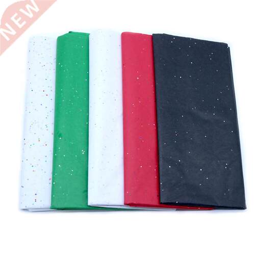 10 Sheets Glitter Tissue Paper Flower Clothing Shirt Shoes G