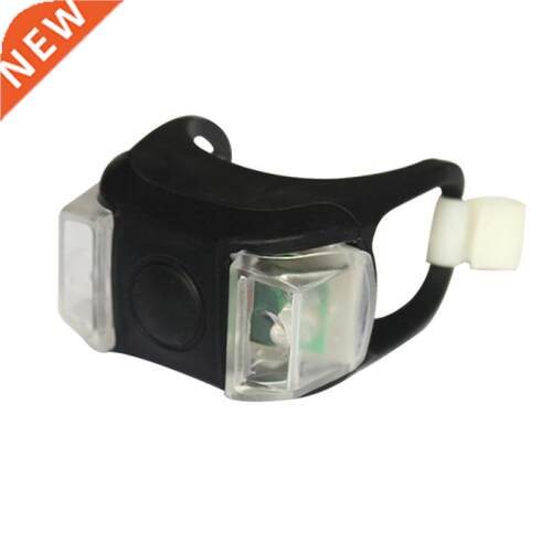 New Front Light Silicone LED Head Bicycle Waterproof Double