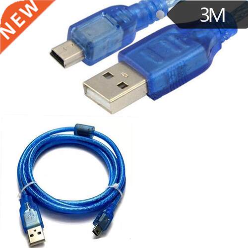 USB 2.0 10FT 3m A Male Plug to Mini B Male Plug OTG Data Ca