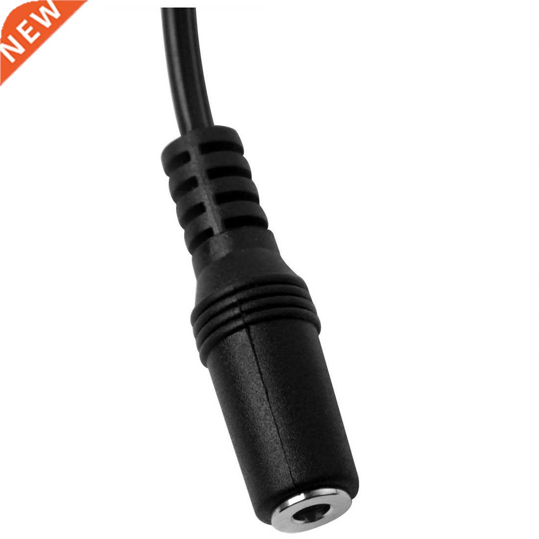 Black 3.5mm female to 2 of 3.5mm Male Splitter Cable for spe