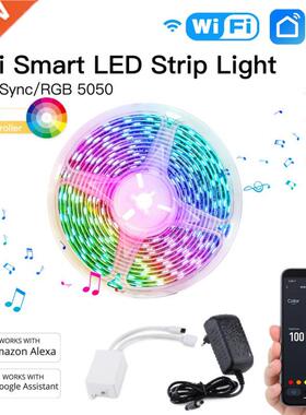 TUYA WiFi Smart LED Light Strip RGB 5050 Controller Music