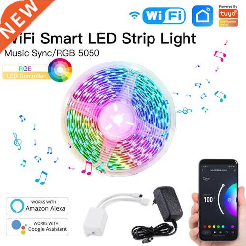 TUYA WiFi Smart LED Light Strip RGB 5050 Controller Music