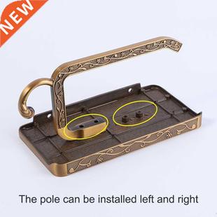 Bathroom Shelves Antique Bronze Carving Toilet Roll Paper Ra