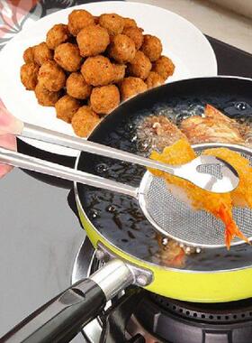 1Pcs Stainless Steel Strainers Clamp Filter Screen Spoon