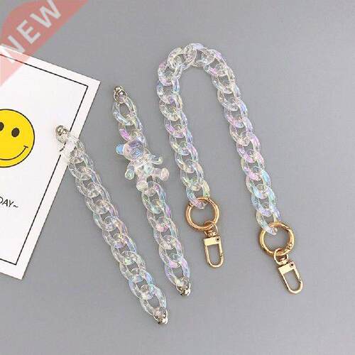 Transparent Color Ab Little Bear Acrylic Chain For Diy