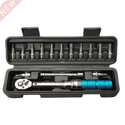 15pcs Mini Adjustable Ratchet Torque Wrench Set Manual Spann