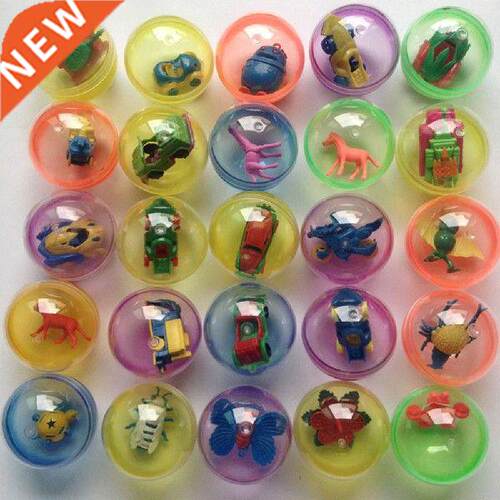 10 Pcs/lot Children Funny Plastic Toy Ball Animal In Shilly